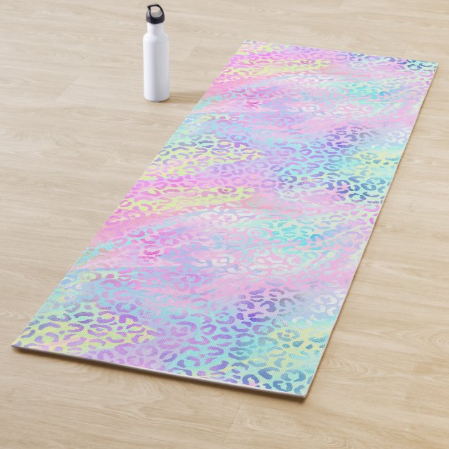 The Iridescent Leopard Series Design 10 Yoga Mat (In Situ)