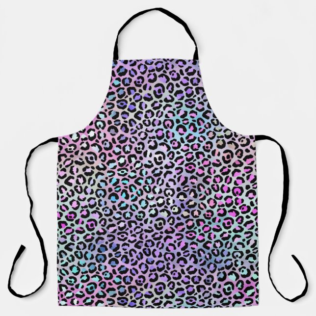 The Iridescent Leopard Series Design 12 Apron (Front)