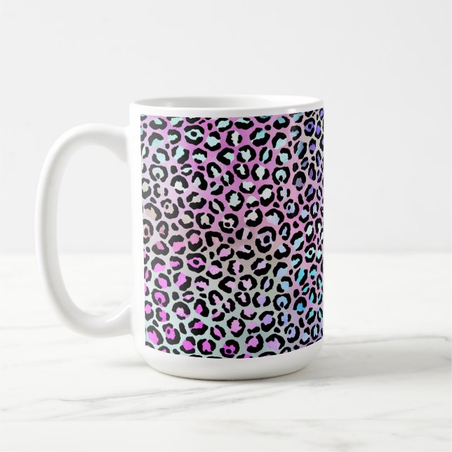The Iridescent Leopard Series Design 12 Coffee Mug (Left)