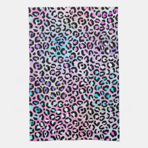 The Iridescent Leopard Series Design 12 Tea Towel