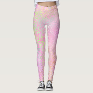 The Iridescent Leopard Series Design 1 Leggings