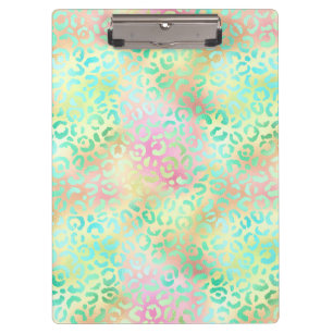 The Iridescent Leopard Series Design 2 Clipboard