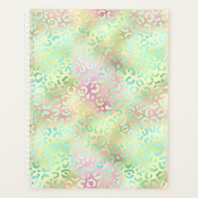 The Iridescent Leopard Series Design 2 Planner (Front)