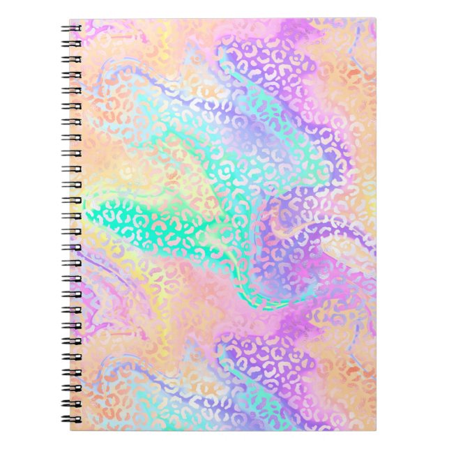 The Iridescent Leopard Series Design 3 Notebook (Front)