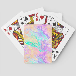 The Iridescent Leopard Series Design 3 Playing Cards