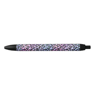 The Iridescent Leopard Series Design 4 Black Ink Pen