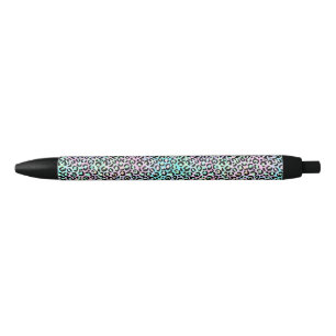 The Iridescent Leopard Series Design 5 Black Ink Pen