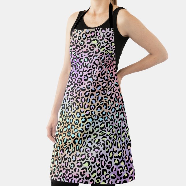 The Iridescent Leopard Series Design 6  Apron (Insitu)