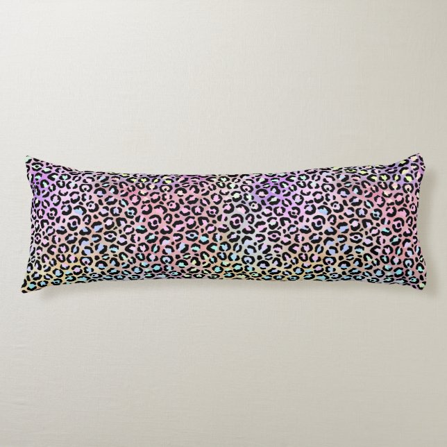 The Iridescent Leopard Series Design 6 Body Cushion (Front)