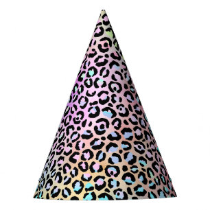 The Iridescent Leopard Series Design 6 Party Hat