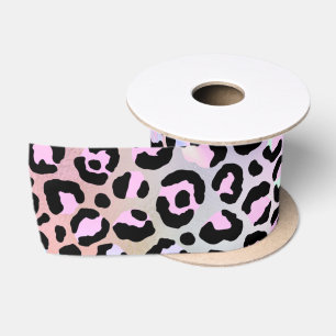 The Iridescent Leopard Series Design 6 Satin Ribbon