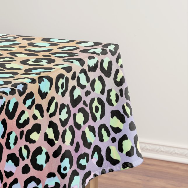 The Iridescent Leopard Series Design 6 Tablecloth (In Situ)