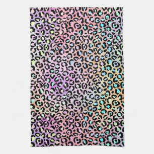The Iridescent Leopard Series Design 6 Tea Towel