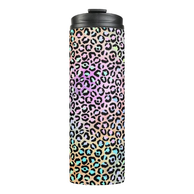 The Iridescent Leopard Series Design 6 Thermal Tumbler (Front)