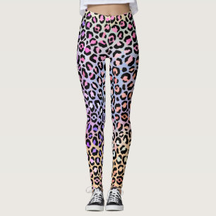 The Iridescent Leopard Series Design 7 Leggings
