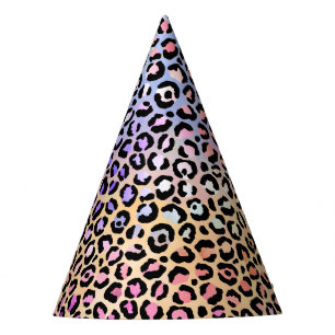 The Iridescent Leopard Series Design 7 Party Hat