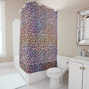 The Iridescent Leopard Series Design 7 Shower Curtain