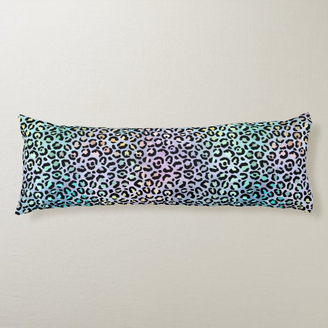 The Iridescent Leopard Series Design 8 Body Cushion (Front)