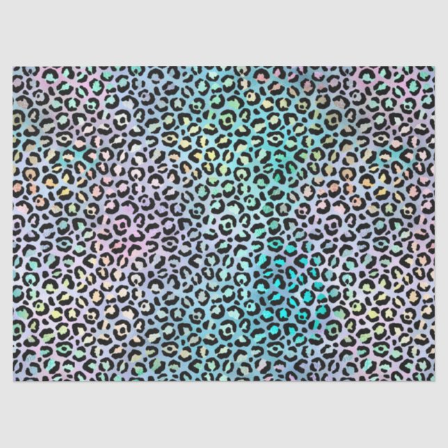 The Iridescent Leopard Series Design 8 Tissue Paper (Front)
