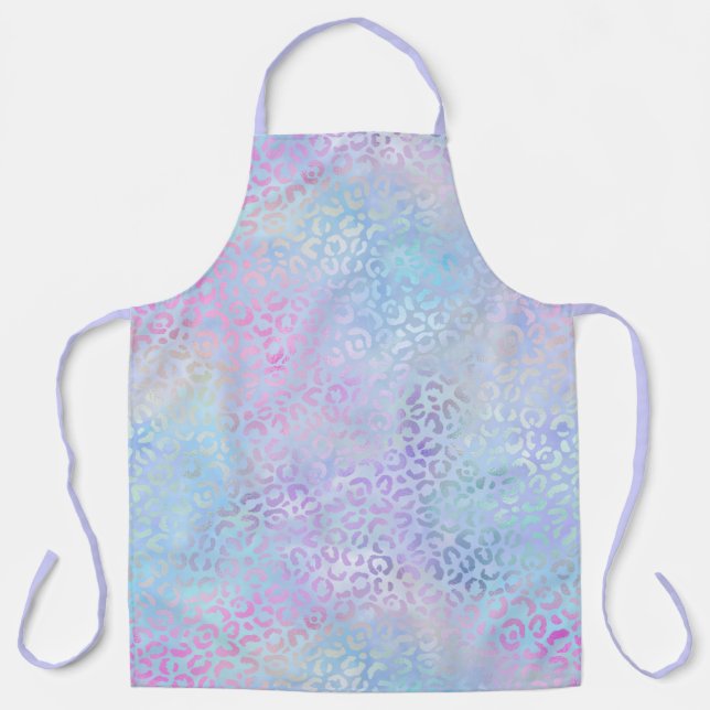 The Iridescent Leopard Series Design 9  Apron (Front)