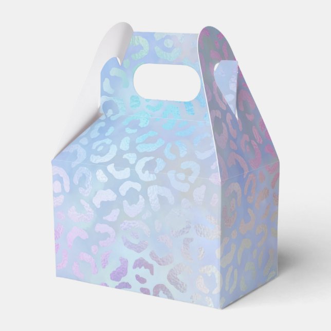 The Iridescent Leopard Series Design 9 Favour Box (Front Side)