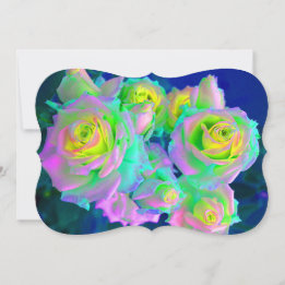 The Iridescent Pearly Roses Card