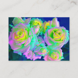 The Iridescent Pearly Roses Enclosure Card
