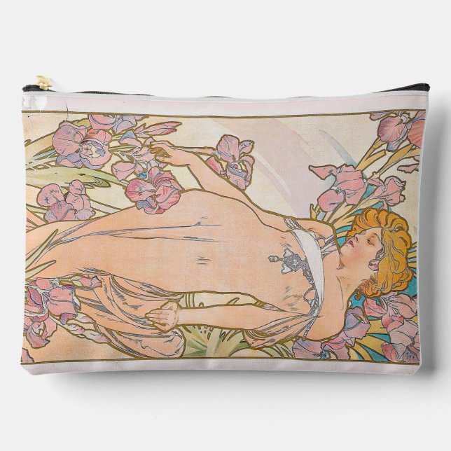 The Iris (1897) by Alphonse Mucha  Accessory Pouch (Front)