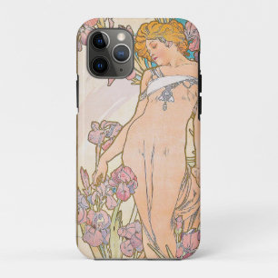 The Iris (1897) by Alphonse Mucha iPhone 11 Pro Case