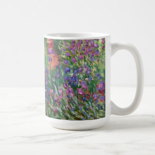 The Iris Garden At Giverny By Claude Monet  Coffee Mug