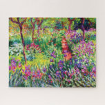 The Iris Garden at Giverny by Claude Monet Jigsaw Puzzle<br><div class="desc">Please visit my store for more interesting design and more colour choice =>  zazzle.com/iwheels*</div>