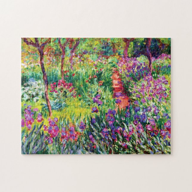 The Iris Garden at Giverny by Claude Monet Jigsaw Puzzle (Horizontal)