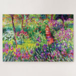 The Iris Garden at Giverny by Claude Monet Jigsaw Puzzle<br><div class="desc">Please visit my store for more interesting design and more colour choice =>  zazzle.com/iwheels*</div>