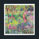 The Iris Garden at Giverny by Claude Monet   Napkin<br><div class="desc">Please visit my store for more interesting design and more colour choice. => zazzle.com/iwheels*</div>