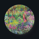 The Iris Garden at Giverny by Claude Monet Paper Plate<br><div class="desc">The Iris Garden at Giverny by Claude Monet. 
Please visit my store for more interesting design and more colour choice =>  zazzle.com/iwheels*</div>