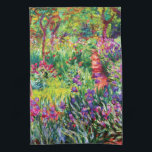 The Iris Garden at Giverny by Claude Monet Tea Towel<br><div class="desc">Please visit my store for more interesting design and more colour choice. => zazzle.com/iwheels*</div>
