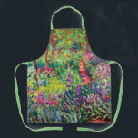 The Iris Garden by Claude Monet   Apron<br><div class="desc">The Iris Garden by Claude Monet.
Please visit my store for more interesting design and more colour choice => zazzle.com/colorfulworld*</div>