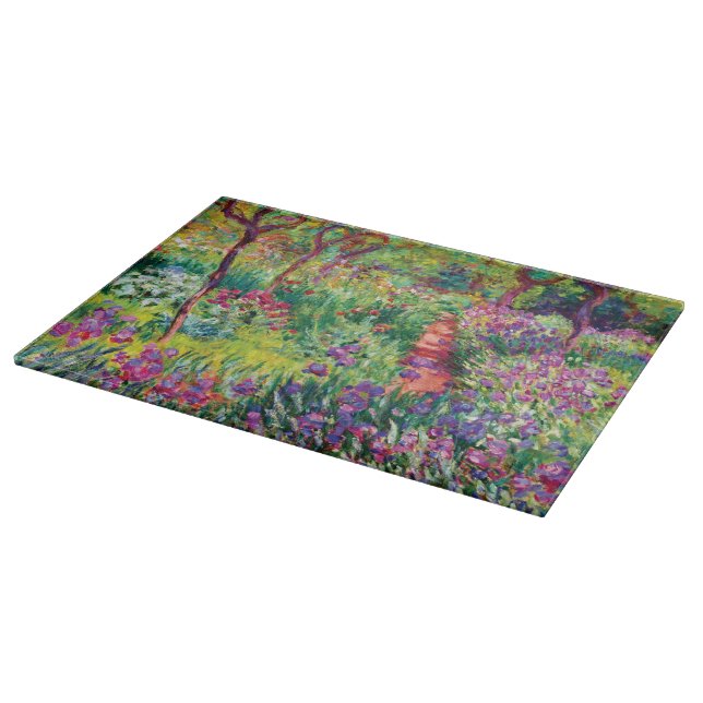 The Iris Garden by Claude Monet Cutting Board (Corner)