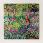 The Iris Garden by Claude Monet Jigsaw Puzzle<br><div class="desc">Please visit my store for more interesting design and more colour choice => zazzle.com/colorfulworld*</div>