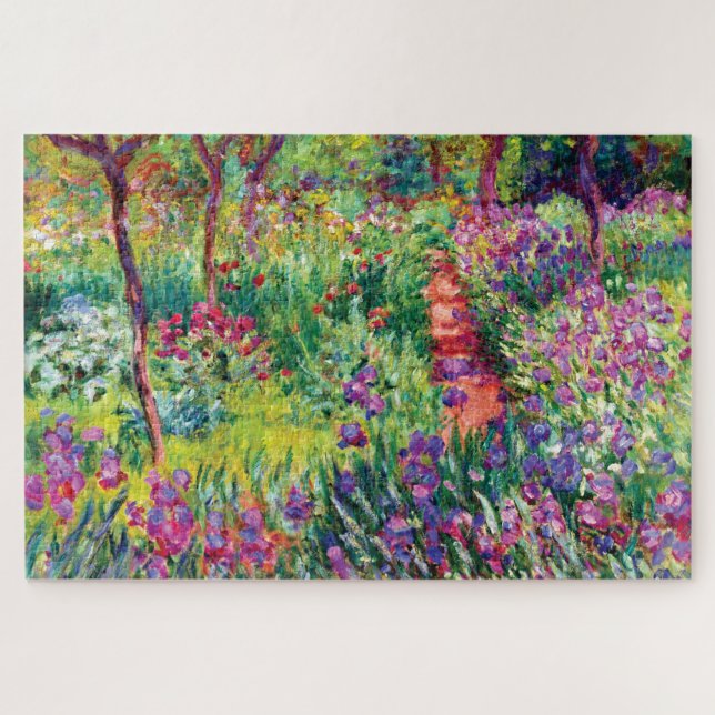 The Iris Garden by Claude Monet Jigsaw Puzzle (Horizontal)