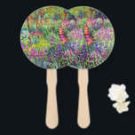 The Iris Garden by Claude Monet Keychain Hand Fan<br><div class="desc">Please visit my store for more interesting design and more colour choice. =>     zazzle.com/colorfulworld*</div>