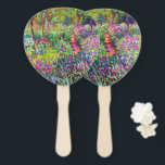 The Iris Garden by Claude Monet Keychain Hand Fan<br><div class="desc">Please visit my store for more interesting design and more colour choice. =>     zazzle.com/colorfulworld*</div>