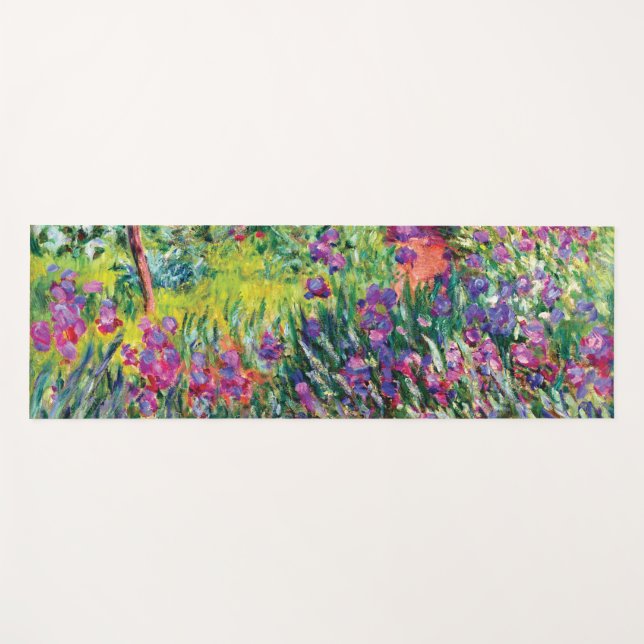 The Iris Garden by Claude Monet Yoga Mat (Front (Horizontal))