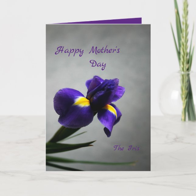 The Iris Mother's Day card (Front)