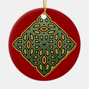 The Irish Christmas Knotwork Ornament