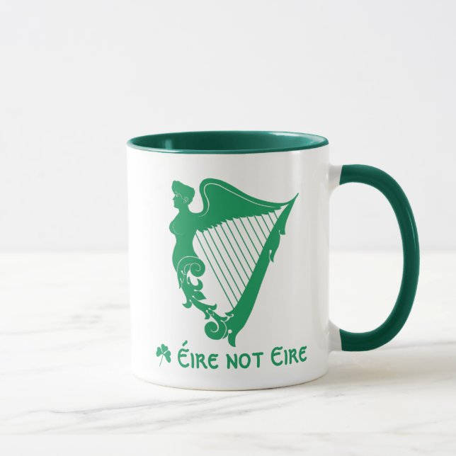 The Irish harp - a symbol of Ireland Mug (Right)
