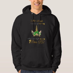 The Irish We Drink We Fight 1762  Humour Hoodie