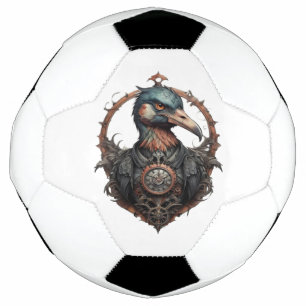 "The Iron Beak: A Steampunk Ibis" Soccer Ball