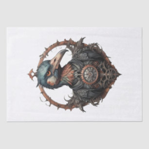 "The Iron Beak: A Steampunk Ibis" Tissue Paper