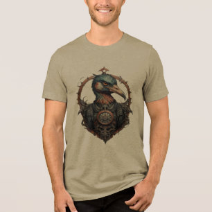 "The Iron Beak: A Steampunk Ibis" Tri-Blend Shirt